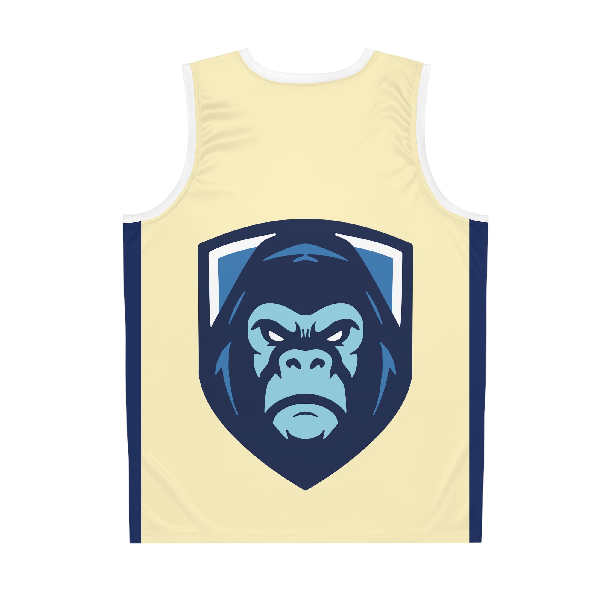 Warriors Basketball Jersey — Flaming Ball & Gorilla Crest Team Jersey (98)