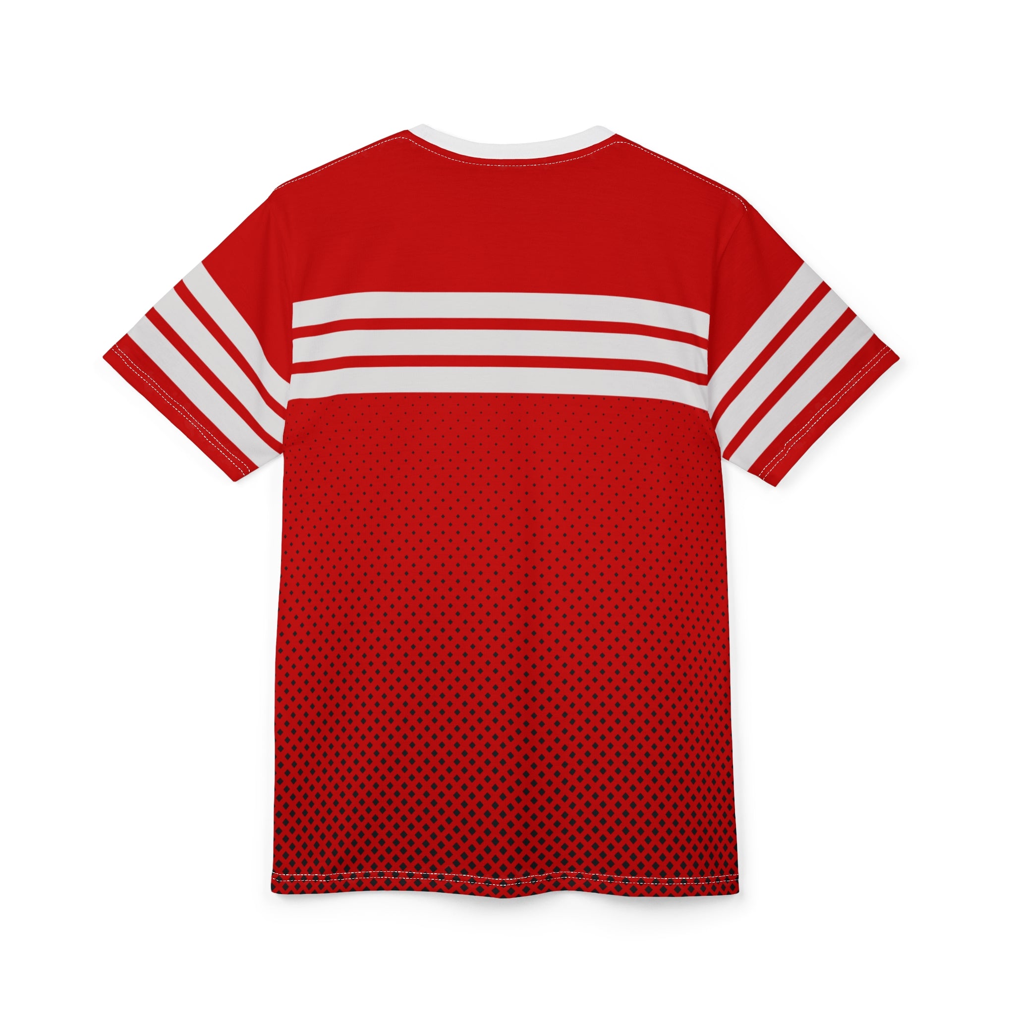 Red Vintage Jersey Tee — Number 31 Sports Shirt