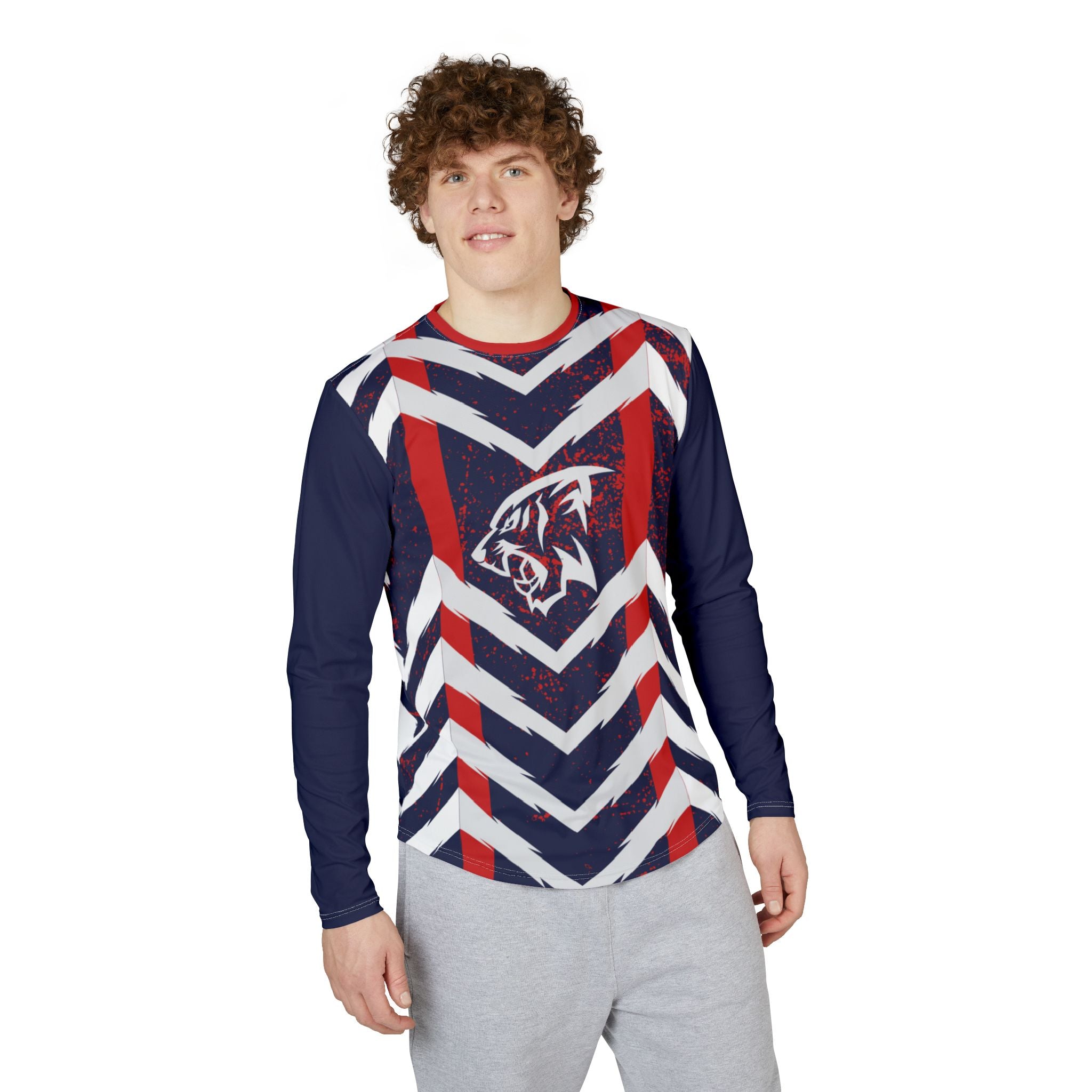 Men's UV Protection Long Sleeve Shirt (AOP)