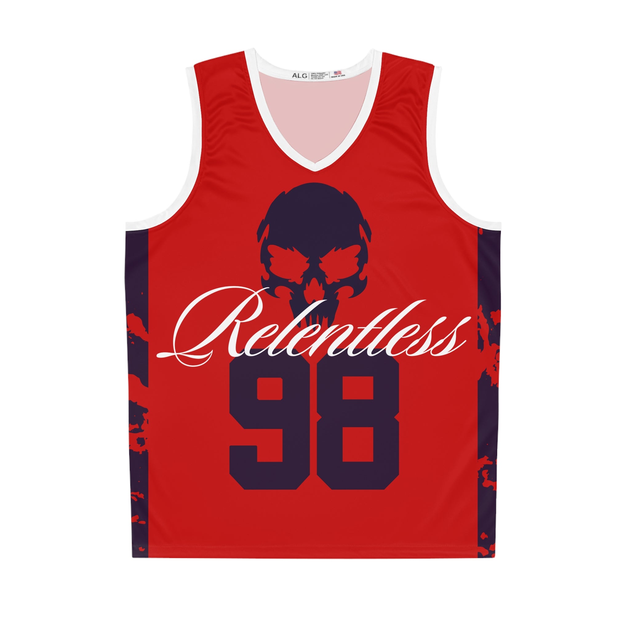 Relentless 98 Red Basketball Jersey