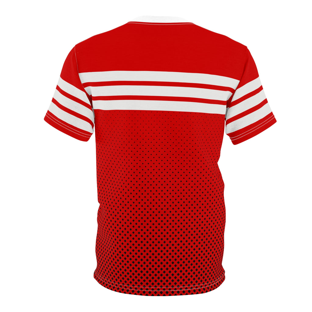 Red Vintage Jersey Tee — Number 31 Sports Shirt