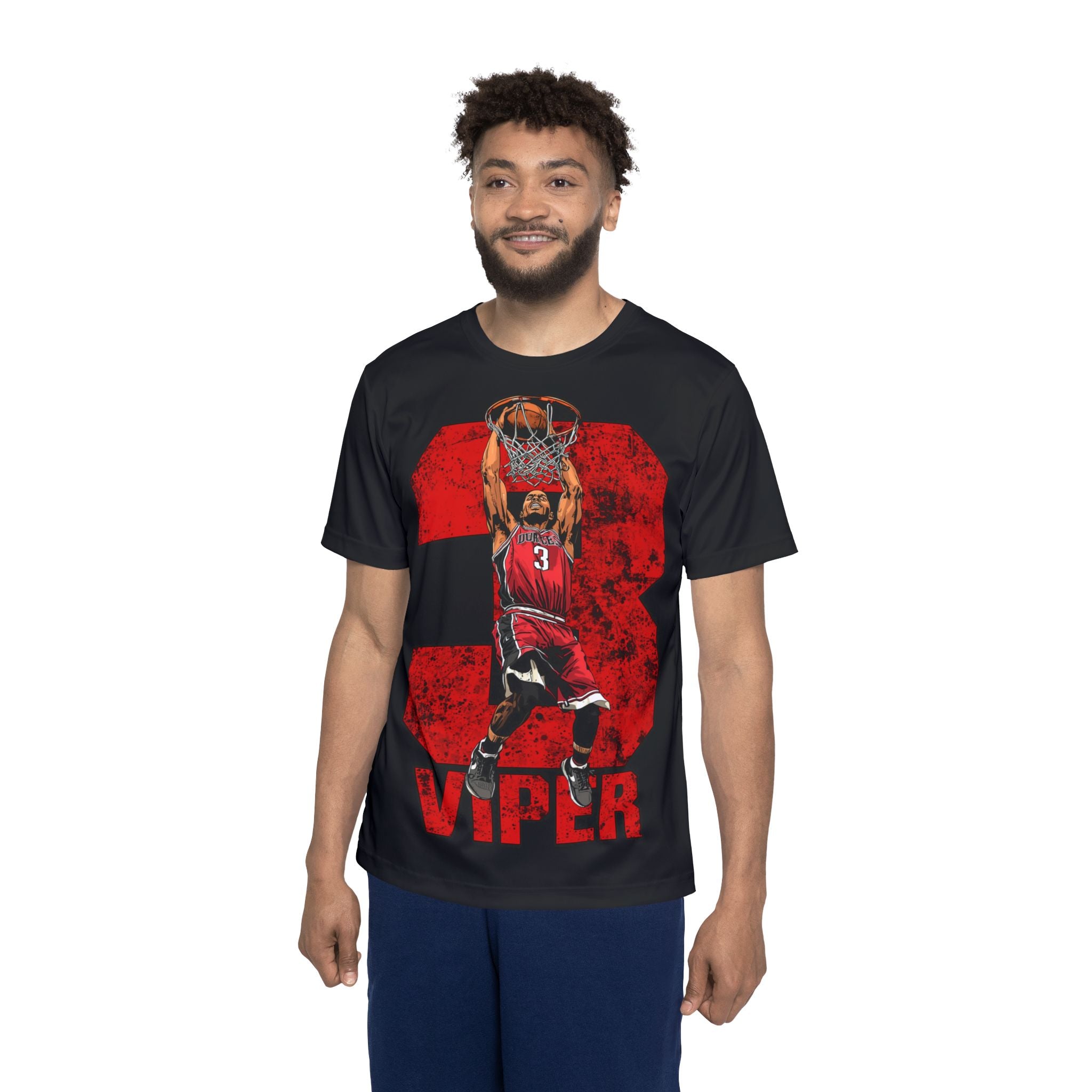 Viper #3 Basketball Jersey — Men's All-Over Print Sports Tee