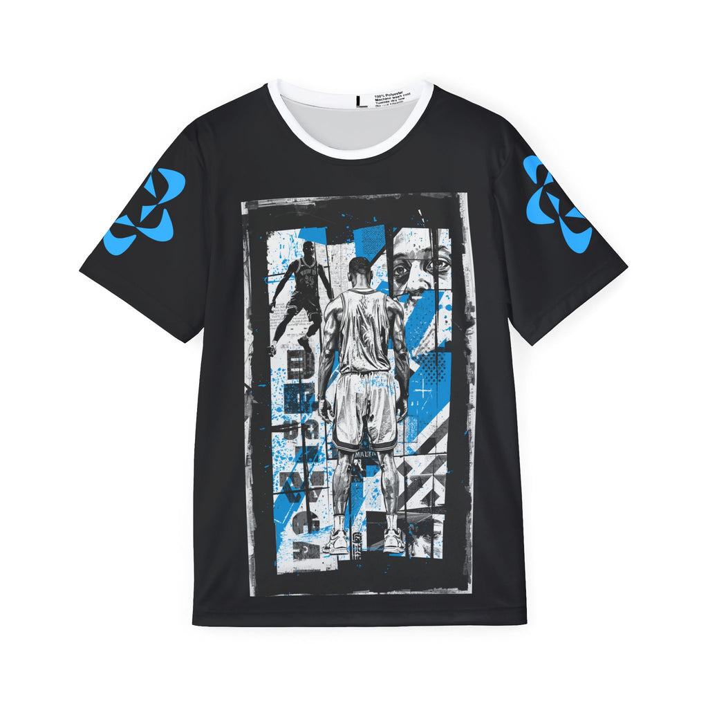 Motivational Basketball Jersey — "Hunger Patience Dominance" Graphic AOP