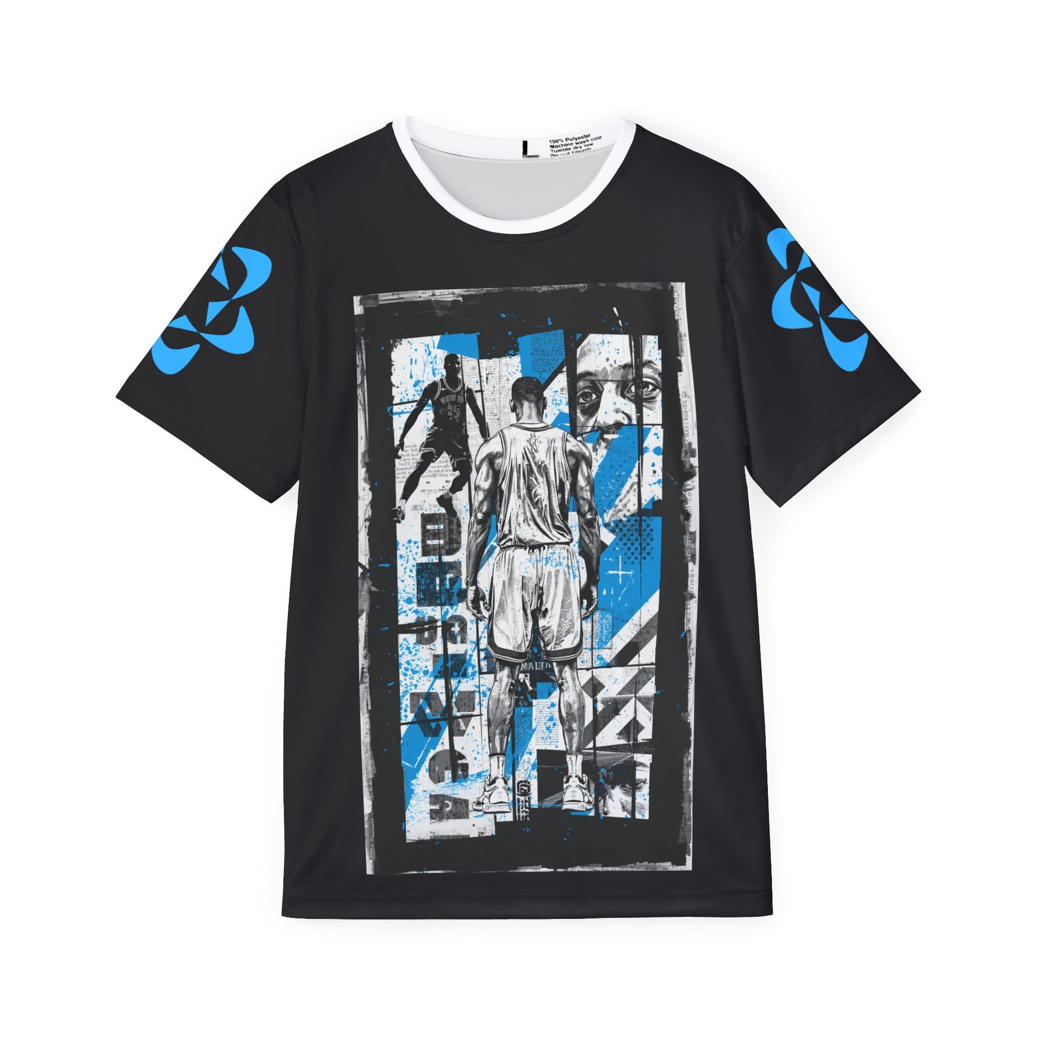 Motivational Basketball Jersey — "Hunger Patience Dominance" Graphic AOP